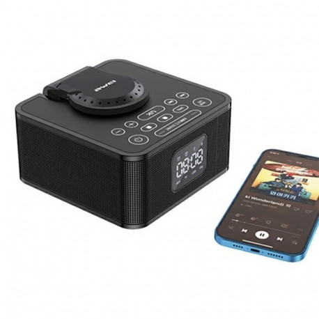 AWEI Y332 Bluetooth kõlar + induktiivne laadimine must