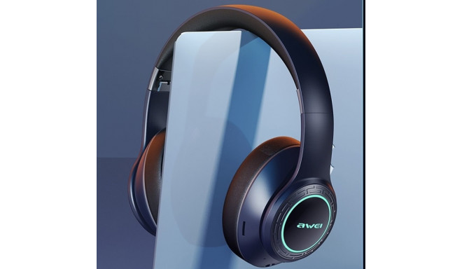 AWEI A300BL Bluetooth pealiskõrvaklapid must