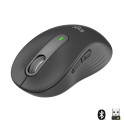 Logitech Signature M650 (910-006253) mouse RF Wireless + Bluetooth Optical 2000 DPI, Graphite