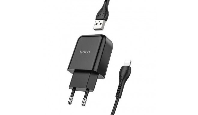 Hoco N2 USB charger + Lightning cable 1m