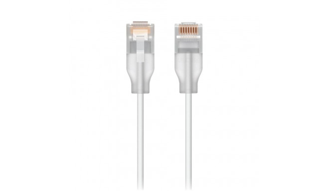 Ubiquiti UACC-Cable-Patch-EL-0.15M-W-24 võrgukaabel Läbipaistev, Valge Cat6