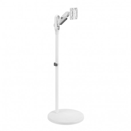 Maclean mobiilne monitori/teleri põrandastatiiv, gaasiamordiga, 17"-35", 2-10kg, valge, MC-970W