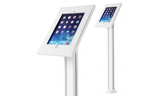 Maclean Tablet Advertising Stand, Floor Lock, iPad 2/3/4/Air/Air2, MC-678