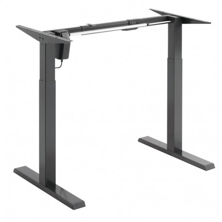 Ergo Office Height-Adjustable Electric Desk, Grey, Max Height 123cm, 80 kg - without Tabletop, for S