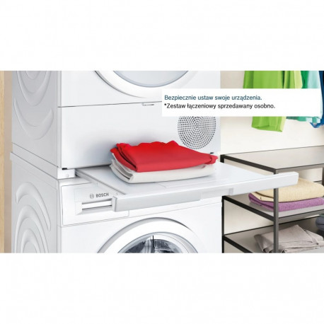 BOSCH WTH85077PL Seeria 4 soojuspumbaga pesukuivati 8kg valge