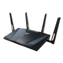 ASUS RT-AX88U wireless router Gigabit Ethernet Dual-band (2.4 GHz / 5 GHz) Black