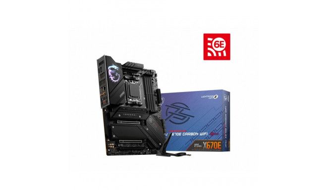 MSI MPG X670E CARBON WIFI emaplaat AMD X670 Socket AM5 ATX