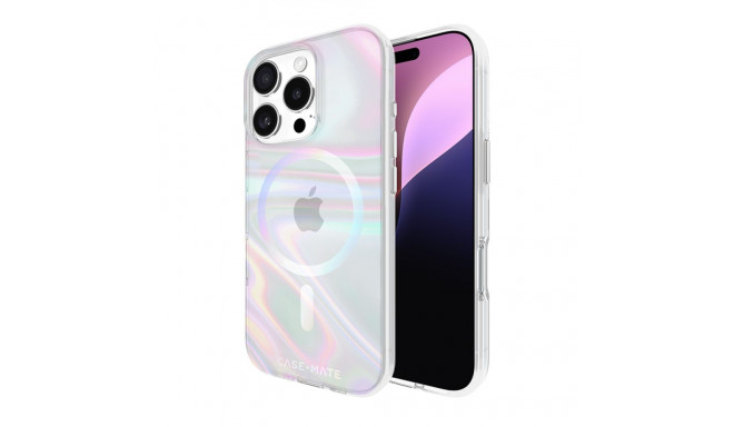 Case-Mate Soap Bubble MagSafe - Etui iPhone 16 Pro (Iridescent)