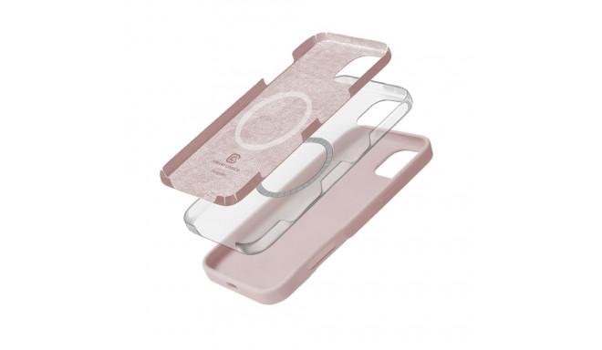 Crong Color Cover Magnetic - Etui iPhone 16 Pro Max MagSafe (piaskowy róż)