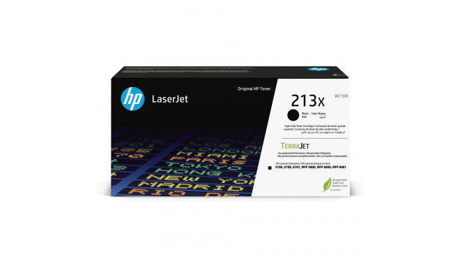 "HP Toner 213X W2130X Schwarz bis zu 9.000 Seiten"