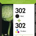 "HP Tinte 302 X4D37AE 2er Pack Schwarz / Color (Cyan/Magenta/Gelb)"