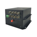 LevelOne 8-Channel BNC over Fiber Optic Extender Kit, 20km