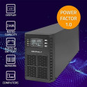 Qoltec 52281 uninterruptible power supply (UPS) Double-conversion (Online) 2 kVA 2000 W 3 AC outlet(