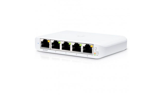 Switch: 5 x GbE, Layer2, PoE/USB-C toitega