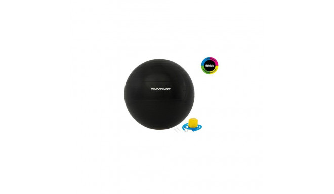 Tunturi Gymball with pump 90cm, Black