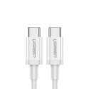 Ugreen US264 60519 USB-C / USB-C PD QC AFC cable 1.5m - white