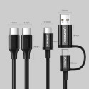 Ugreen US286 USB-C - USB-C 3A 480Mb/s cable 3m - black
