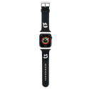 Karl Lagerfeld 3D Rubber Karl&Choupette Heads strap for Apple Watch 42/44/45/49mm - black