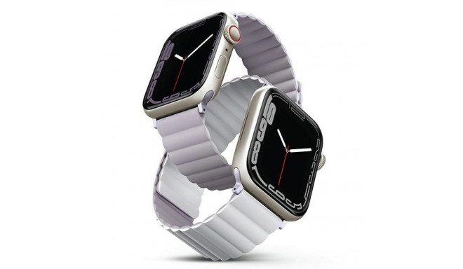 Uniq Revix strap for Apple Watch 1/2/3/4/5/6/7/8/SE/SE2/Ultra 42/44/45/49mm - lilac-white