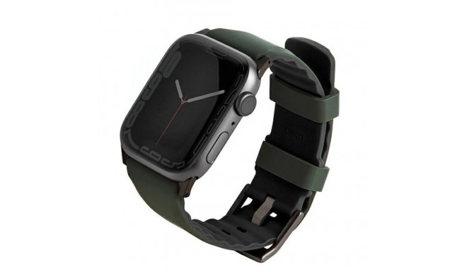 Uniq Linus strap for Apple Watch 1/2/3/4/5/6/7/8/SE/SE2/Ultra 42/44/45/49mm - green