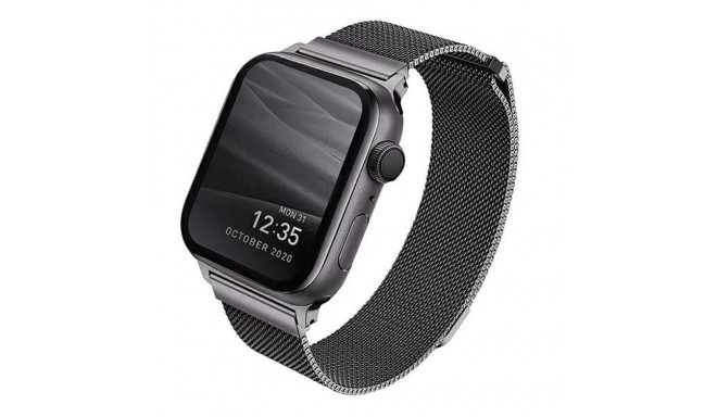 Uniq Dante Stainless Steel strap for Apple Watch 1/2/3/4/5/6/7/8/SE/SE2 38/40/41mm - graphite