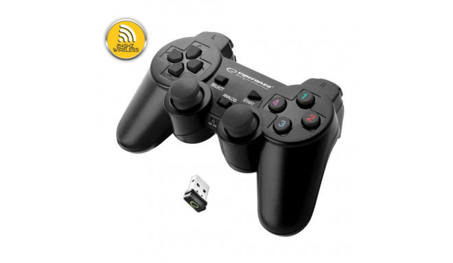 EGG108K Gamepad bezprzewodowy PC/PS3 USB Gladiator czarny