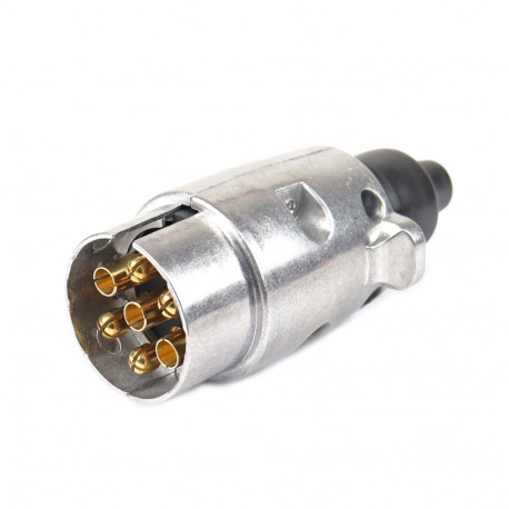 Wtyk wtyczka przyczepy haka aluminiowa 7 pin amio-01255