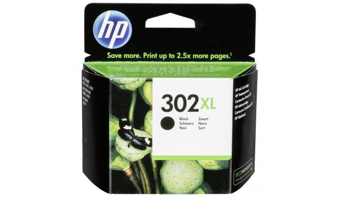 HP 302XL tindikassett, must
