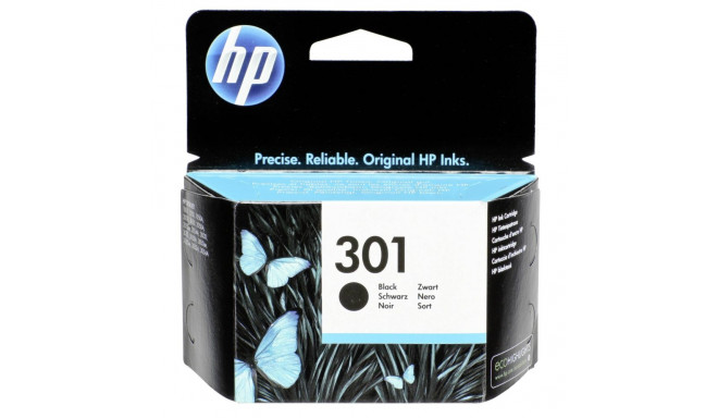 HP 301 tindikassett, must