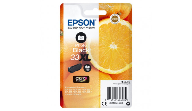 Original Ink Cartridge Epson C13T33614012 Black