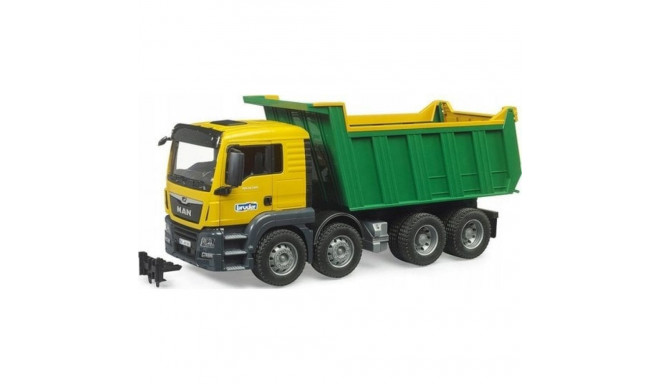 Bruder MAN TGS tipper yellow-green