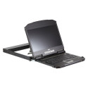 ATEN console, 18.5" LED LCD,  rack 19", keyboard, touchpad, HDMI/DVI/VGA