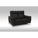 Diivan Selesta 2ne recliner, must tekstiil