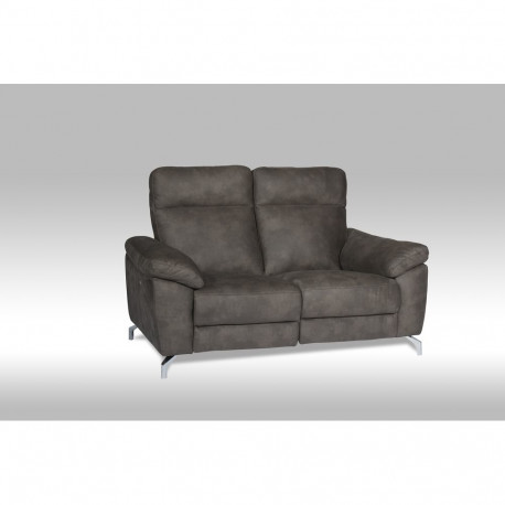 Diivan Selesta 2ne recliner, pruun tekstiil