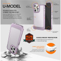 Ugly Rubber UMODEL case for iPhone 15 Plus 6,7" clear black
