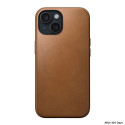 Nomad Modern Leather case for iPhone 15 6,1" english tan