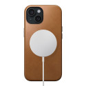 Nomad Modern Leather case for iPhone 15 6,1" english tan