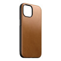 Nomad Modern Leather case for iPhone 15 6,1" english tan