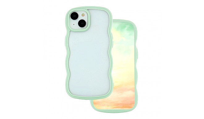 Wave case for iPhone 13 6,1" green