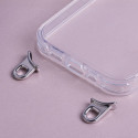 Hook case for iPhone 15 6,1" silver