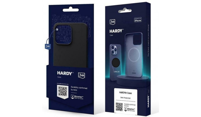 3MK Hardy Case iPhone 15 / 14 / 13 6.1" graphite MagSafe