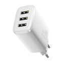 Baseus Compact Wall Charger 3 x USB / 17W