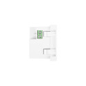 AC WALL SOCKET 230V 45X45 5V 2X USB-A 2.1A WHITE LANBERG