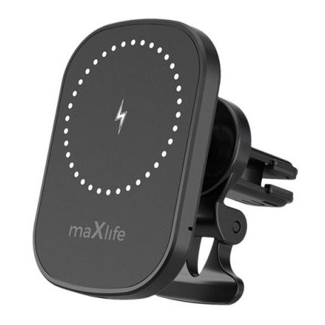 Maxlife telefonihoidik autosse + juhtmevaba laadija MXCH-16