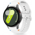 Tech-Protect kellarihm Silicone Sport Samsung Galaxy Watch4/5/5 Pro/6/7/FE, valge
