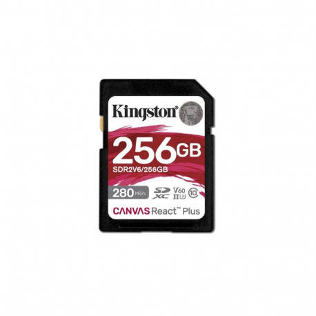 256GB React Plus 280/150/MB/s U3 V60 SD-kaart