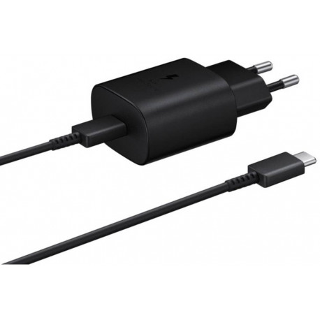 Samsung power adapter USB-C 25W, black