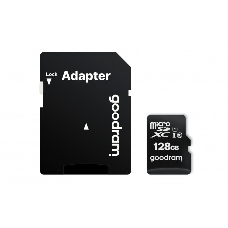 GOODRAM 128GB microSDXC klass 10 UHS I + adapter