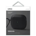 UNIQ etui Valencia AirPods 3 czarny|midnight black Antimicrobial