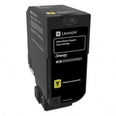 Lexmark 74C20Y0 kollane originaal toonerkassett, 1 tk